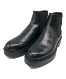 Santoni（サントーニ）の古着「サイドゴアブーツ／SIDE GORE BOOTS」｜ブラック