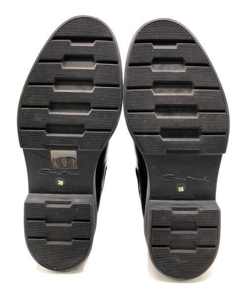 Santoni（サントーニ）Santoni (サントーニ) サイドゴアブーツ／SIDE GORE BOOTS ブラック サイズ:23cmの古着・服飾アイテム