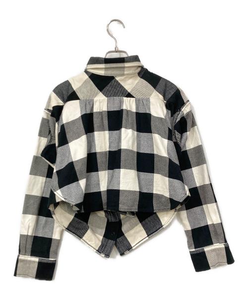 ALEXANDER WANG（アレキサンダー・ワン）ALEXANDER WANG (アレキサンダーワン) シャツショートパンツ ブラック×ベージュ サイズ:SIZE 2の古着・服飾アイテム