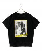 MM6 Maison Margielaエムエムシックスメゾンマルジェラ）の古着「リバーススウェット」｜ブラック