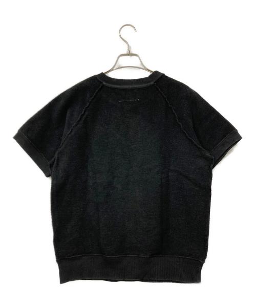 MM6 Maison Margiela（エムエムシックスメゾンマルジェラ）MM6 Maison Margiela (エムエムシックス メゾンマルジェラ) リバーススウェット ブラック サイズ:XSサイズの古着・服飾アイテム