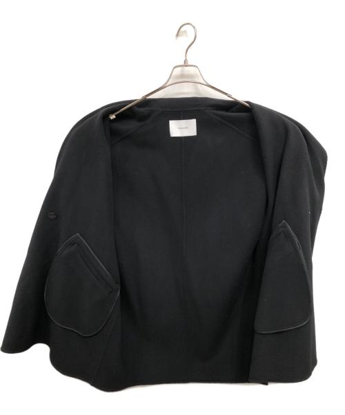 FRAMeWORK（フレームワーク）FRAMeWORK (フレームワーク) ハミルトンリバーテーラードコート／HAMILTON LIBBER TAILORED COAT ブラック サイズ:38の古着・服飾アイテム