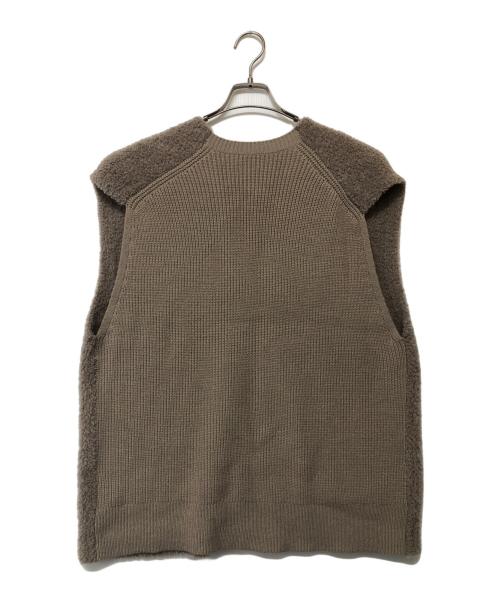 Spick and Span（スピック＆スパン）Spick and Span (スピックアンドスパン) ファーコンビベスト ブラウン サイズ:SIZE Freeの古着・服飾アイテム