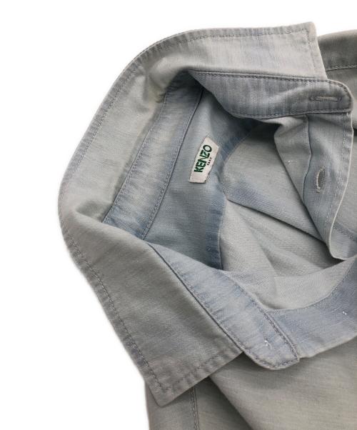 KENZO（ケンゾー）KENZO (ケンゾー) ワッペン付デニムシャツ ブルー サイズ:SIZE Mの古着・服飾アイテム