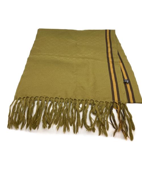 GUCCI（グッチ）GUCCI (グッチ) GG柄ストール オリーブの古着・服飾アイテム