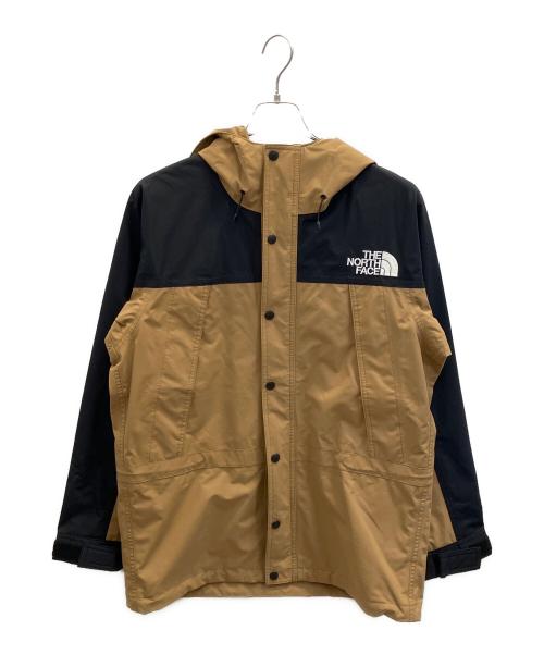 THE NORTH FACE（ザ ノース フェイス）THE NORTH FACE (ザ ノース フェイス) マウンテンライトジャケット ブラック×ベージュ サイズ:Мの古着・服飾アイテム