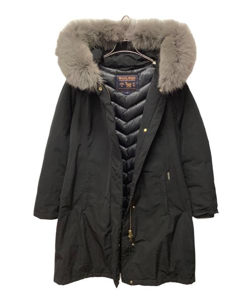 WOOLRICH（ウールリッチ）WOOLRICH (ウールリッチ) フォックスファーダウンコート ブラック サイズ:Sの古着・服飾アイテム
