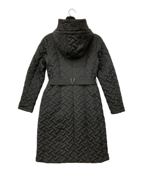 COLE HAAN（コールハーン）COLE HAAN (コールハーン) フーデッド ロング ベルテッドコート ブラック×ゴールド サイズ:XSサイズ 未使用品の古着・服飾アイテム