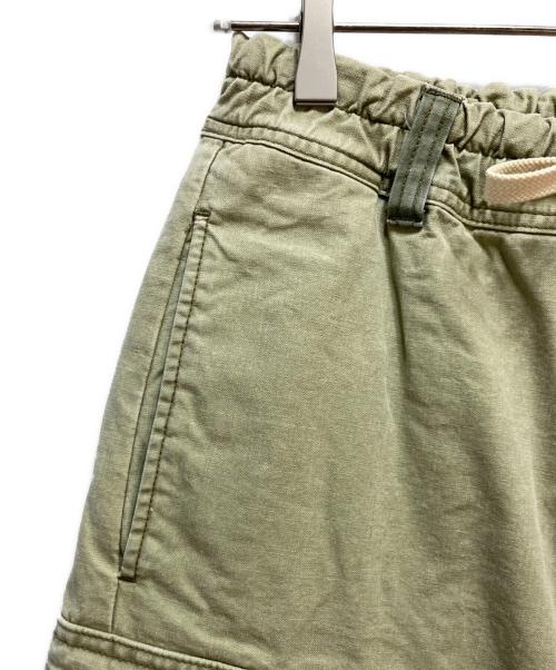 ISAMU KATAYAMA BACKLASH（イサムカタヤマ・バックラッシュ）ISAMU KATAYAMA BACKLASH (イサムカタヤマ・バックラッシュ) パッチワークサルエルショーツ グリーン サイズ:Mの古着・服飾アイテム