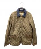 DIESELディーゼル）の古着「キルティングジャケット」｜ブラウン×インディゴ