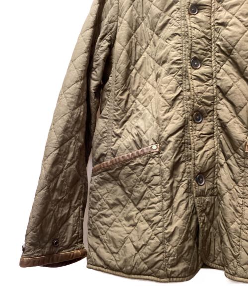 DIESEL（ディーゼル）DIESEL (ディーゼル) キルティングジャケット ブラウン×インディゴ サイズ:Mの古着・服飾アイテム