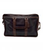 COACHコーチ）の古着「ブリーフケース」｜ブラック×ブラウン