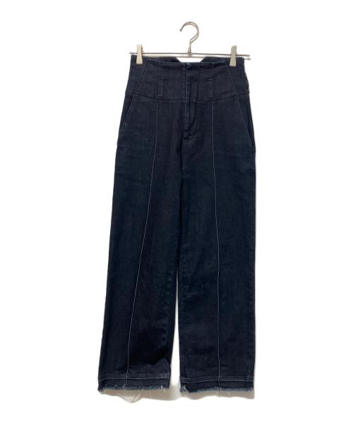 JAPAN DENIM（ジャパンデニム）JAPAN DENIM (ジャパンデニム) PIN TUCK WIDE STRAIGHT PANTS ブルー サイズ:2の古着・服飾アイテム