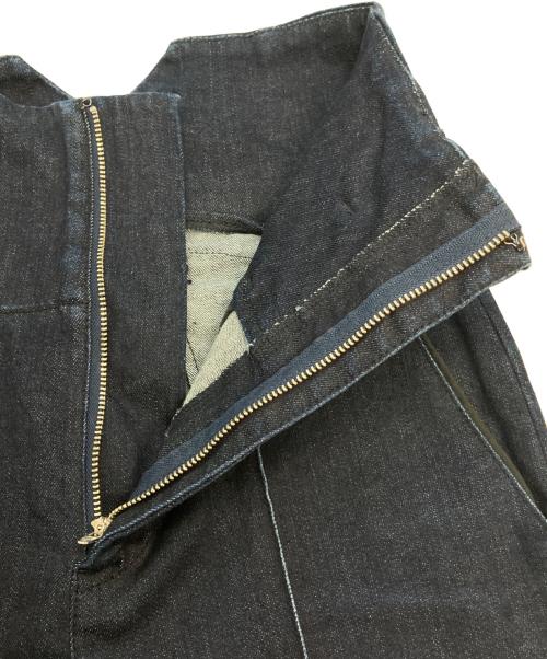 JAPAN DENIM（ジャパンデニム）JAPAN DENIM (ジャパンデニム) PIN TUCK WIDE STRAIGHT PANTS ブルー サイズ:2の古着・服飾アイテム