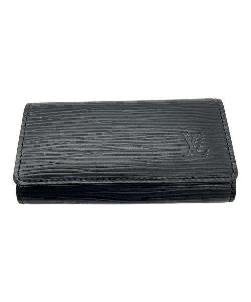 LOUIS VUITTON（ルイ ヴィトン）LOUIS VUITTON (ルイ ヴィトン) 4連キーケース エピ ミュルティクレ4 ノワールの古着・服飾アイテム