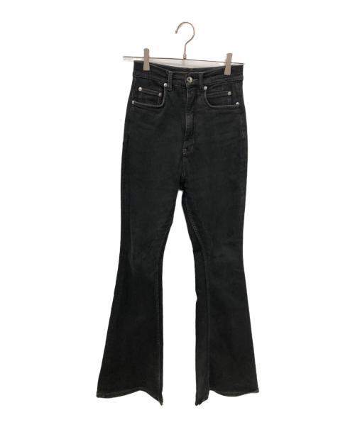 RICK OWENS（リックオウエンス）RICK OWENS (リックオウエンス) ダークシャドウ ボランブーツカット／DRKSHDW BOLAN BOOTCUT ブラック サイズ:XSの古着・服飾アイテム