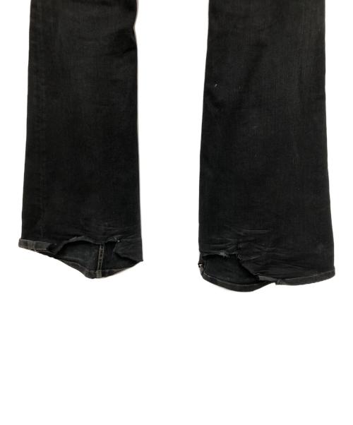 RICK OWENS（リックオウエンス）RICK OWENS (リックオウエンス) ダークシャドウ ボランブーツカット／DRKSHDW BOLAN BOOTCUT ブラック サイズ:XSの古着・服飾アイテム