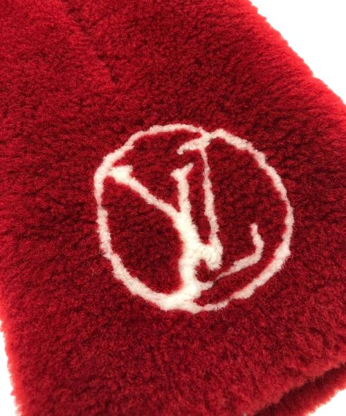 LOUIS VUITTON（ルイ ヴィトン）LOUIS VUITTON (ルイ ヴィトン) エシャルプシャーリングダーリン レッド×ブラウンの古着・服飾アイテム