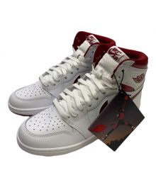 NIKE（ナイキ）の古着「	Air Jordan 1（エアジョーダン１） High '85 "Metallic Burgundy"」｜ホワイト