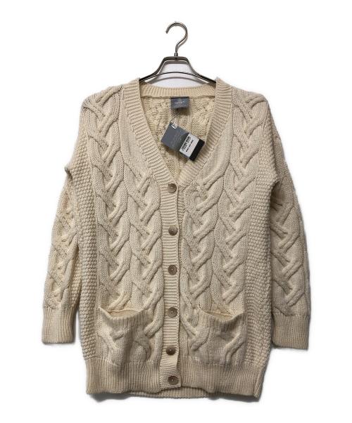 aran（アラン）ARAN (アラン) カーディガン ホワイト サイズ:SIZE M 未使用品の古着・服飾アイテム