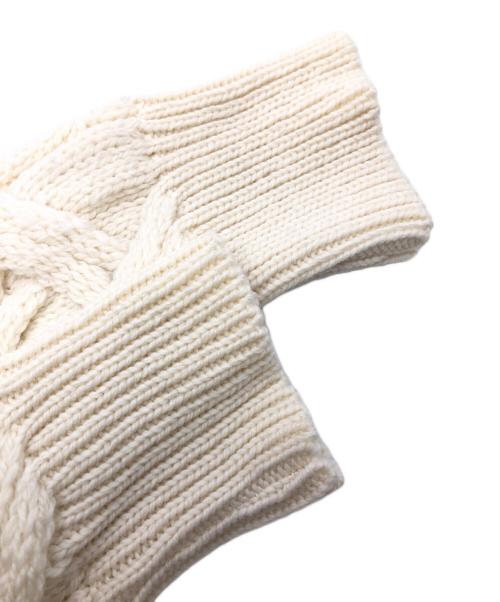 aran（アラン）ARAN (アラン) カーディガン ホワイト サイズ:SIZE M 未使用品の古着・服飾アイテム