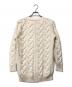 ARAN (アラン) カーディガン ホワイト サイズ:SIZE M 未使用品：5000円