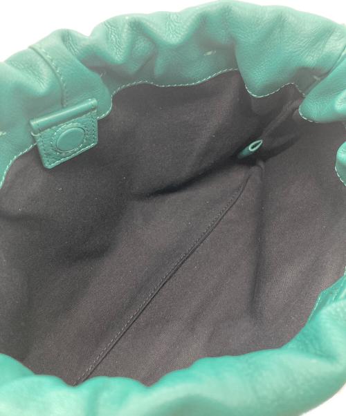 FEEL AND TASTE（フィールアンドテイスト）FEEL AND TASTE (フィールアンドテイスト) 巾着 グリーンの古着・服飾アイテム