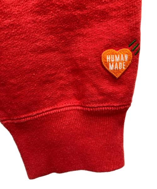 HUMAN MADE（ヒューマンメイド）HUMAN MADE (ヒューマンメイド) プルオーバーパーカー レッド サイズ:XLの古着・服飾アイテム