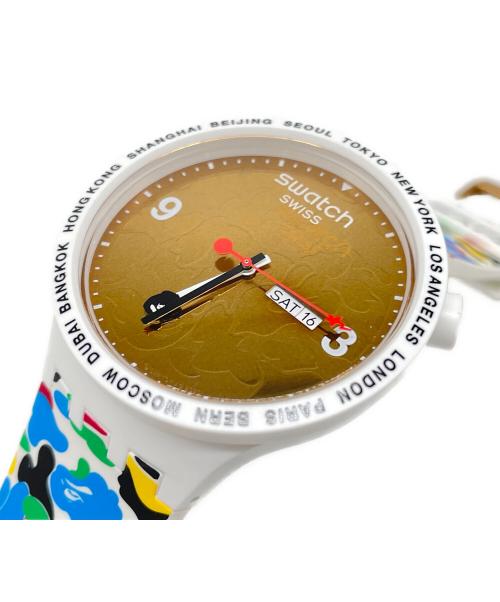 SWATCH（スウォッチ）SWATCH (スウォッチ) A BATHING APE (ア ベイシング エイプ) 腕時計の古着・服飾アイテム