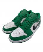 NIKEナイキ）の古着「NIKE AIR JORDAN 1 LOW」｜パイングリーン/ブラック-ホワイト
