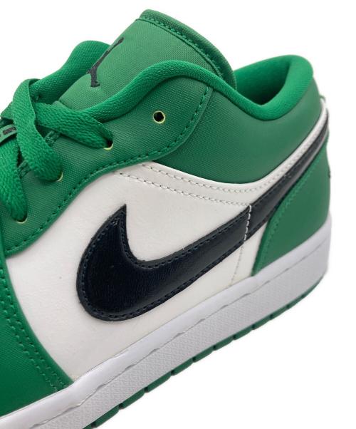 NIKE（ナイキ）NIKE (ナイキ) NIKE AIR JORDAN 1 LOW  パイングリーン/ブラック-ホワイト サイズ:US 8.5の古着・服飾アイテム