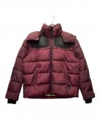 DIESELディーゼル）の古着「フーデットパデッドコート」｜パープル