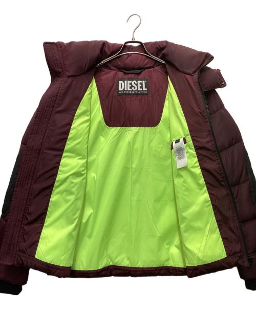DIESEL（ディーゼル）DIESEL (ディーゼル) フーデットパデッドコート パープル サイズ:Lの古着・服飾アイテム