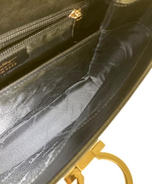 Salvatore Ferragamo（サルヴァトーレ フェラガモ）Salvatore Ferragamo (サルヴァトーレ フェラガモ) ガンチーニ ブラックの古着・服飾アイテム