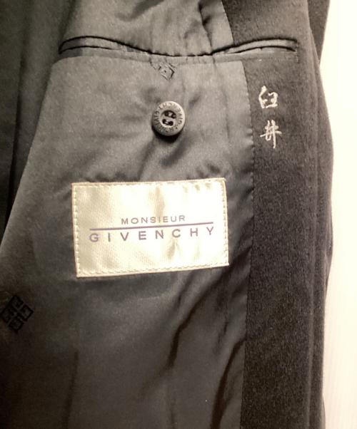 GIVENCHY（ジバンシィ）GIVENCHY (ジバンシィ) カシミヤコート ブラック サイズ:Sの古着・服飾アイテム