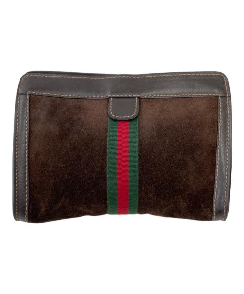 GUCCI PARFUMS（グッチパフューム）GUCCI PARFUMS (グッチパフューム) 化粧ポーチ ブラウン サイズ:38の古着・服飾アイテム