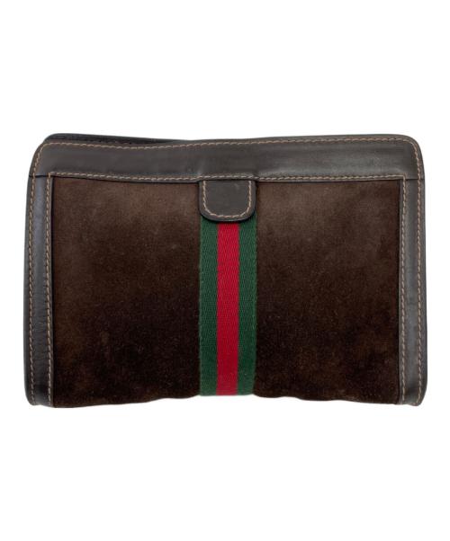 GUCCI PARFUMS（グッチパフューム）GUCCI PARFUMS (グッチパフューム) 化粧ポーチ ブラウン サイズ:38の古着・服飾アイテム