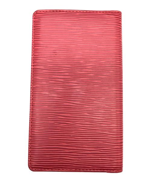 LOUIS VUITTON（ルイ ヴィトン）LOUIS VUITTON (ルイ ヴィトン) エピ　手帳カバー レッドの古着・服飾アイテム