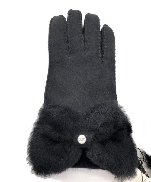UGG（アグ）UGG (アグ) Bow Shorty Glove ブラック 未使用品の古着・服飾アイテム