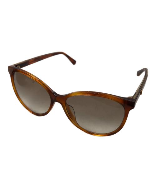 GUCCI（グッチ）GUCCI (グッチ) CAT'S-EYE SUNGLASSES／キャッツアイ サングラス ブラウンの古着・服飾アイテム