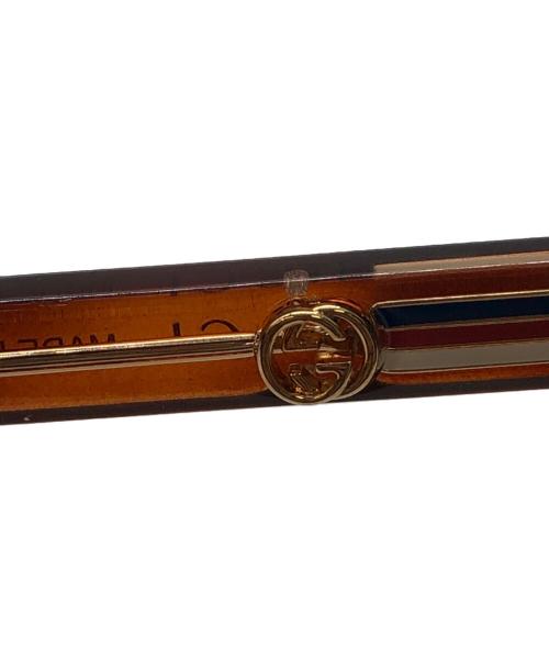 GUCCI（グッチ）GUCCI (グッチ) CAT'S-EYE SUNGLASSES／キャッツアイ サングラス ブラウンの古着・服飾アイテム