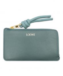 LOEWE（ロエベ）の古着「ノットコインカードホルダー」｜グリーン