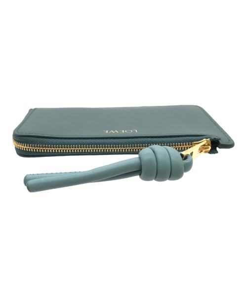 LOEWE（ロエベ）LOEWE (ロエベ) ノットコインカードホルダー グリーンの古着・服飾アイテム