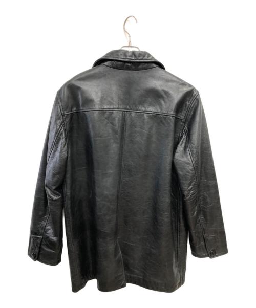 GAP（ギャップ）GAP (ギャップ) 90's～OLD GAPレザーコート／LEATHER COAT ブラック サイズ:Lの古着・服飾アイテム
