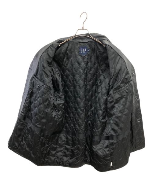 GAP（ギャップ）GAP (ギャップ) 90's～OLD GAPレザーコート／LEATHER COAT ブラック サイズ:Lの古着・服飾アイテム