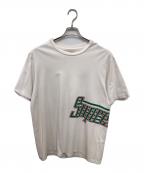 SUPREMEシュプリーム）の古着「サイドロゴショートスリーブトップT／SIDE LOGO S/S TOP TEE」｜ホワイト×グリーン