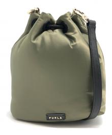 FURLA（フルラ）の古着「ショルダーバッグ」｜グリーン