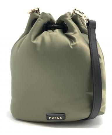 中古・古着通販】FURLA (フルラ) ショルダーバッグ グリーン｜ブランド 