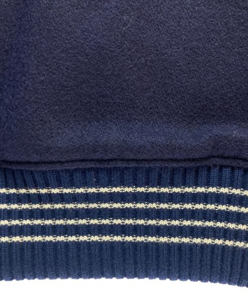 whitesville（ホワイツビル）whitesville (ホワイツビル) whitesville スタジャン ネイビー×ブラウン サイズ:38の古着・服飾アイテム