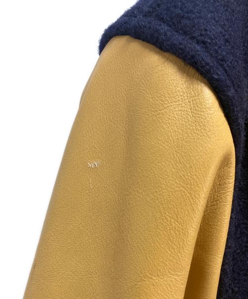 whitesville（ホワイツビル）whitesville (ホワイツビル) whitesville スタジャン ネイビー×ブラウン サイズ:38の古着・服飾アイテム